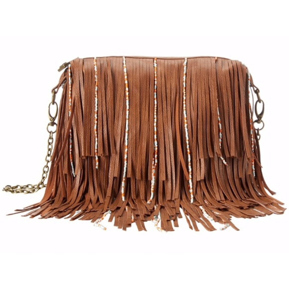 Steve Madden Bmocha Fringe Crossbody Bag